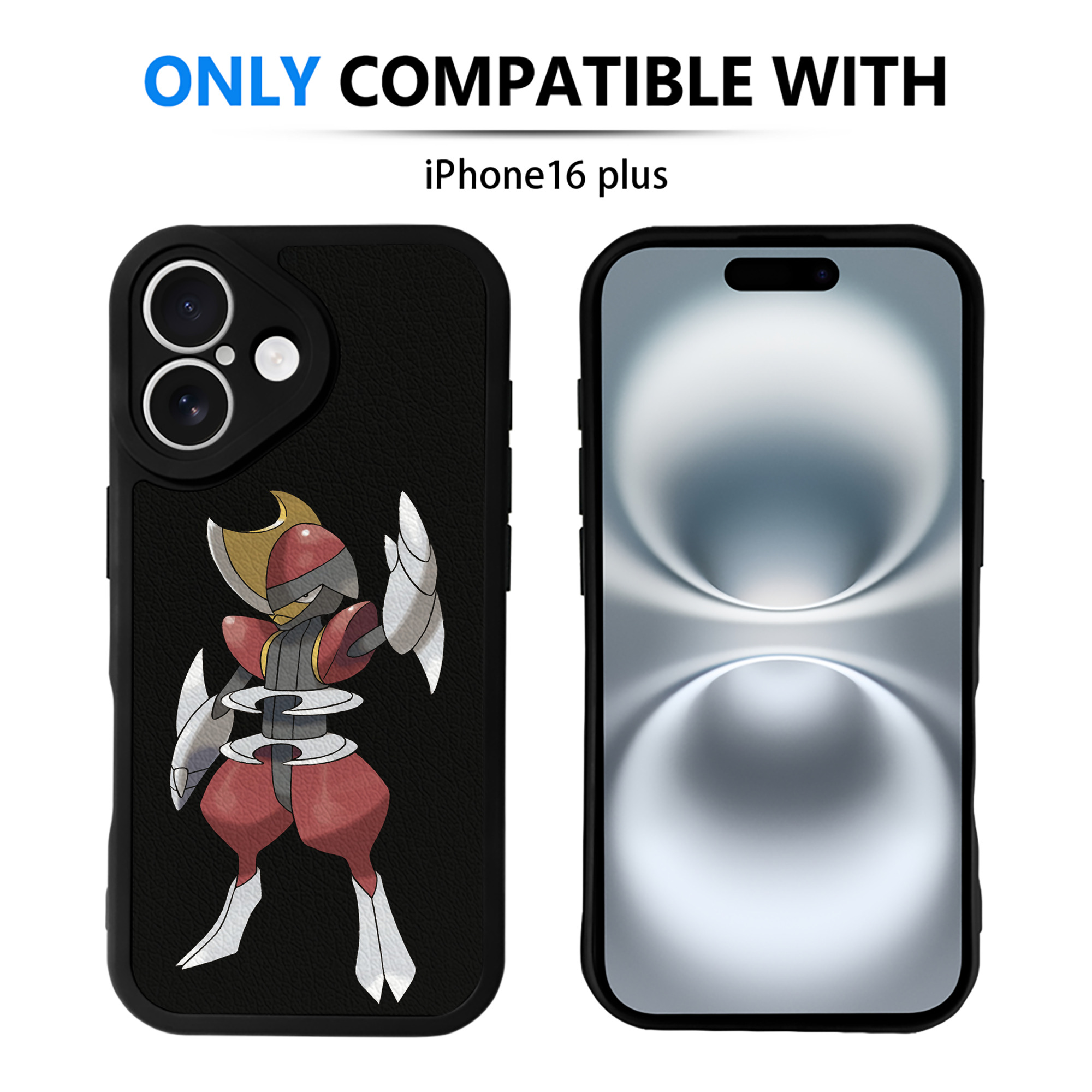 （画像用） ポケットモンスター Pokémon 【iPhone 16シリーズ対応】シリコンスマホケース（レザー調） 材質：シリコン
